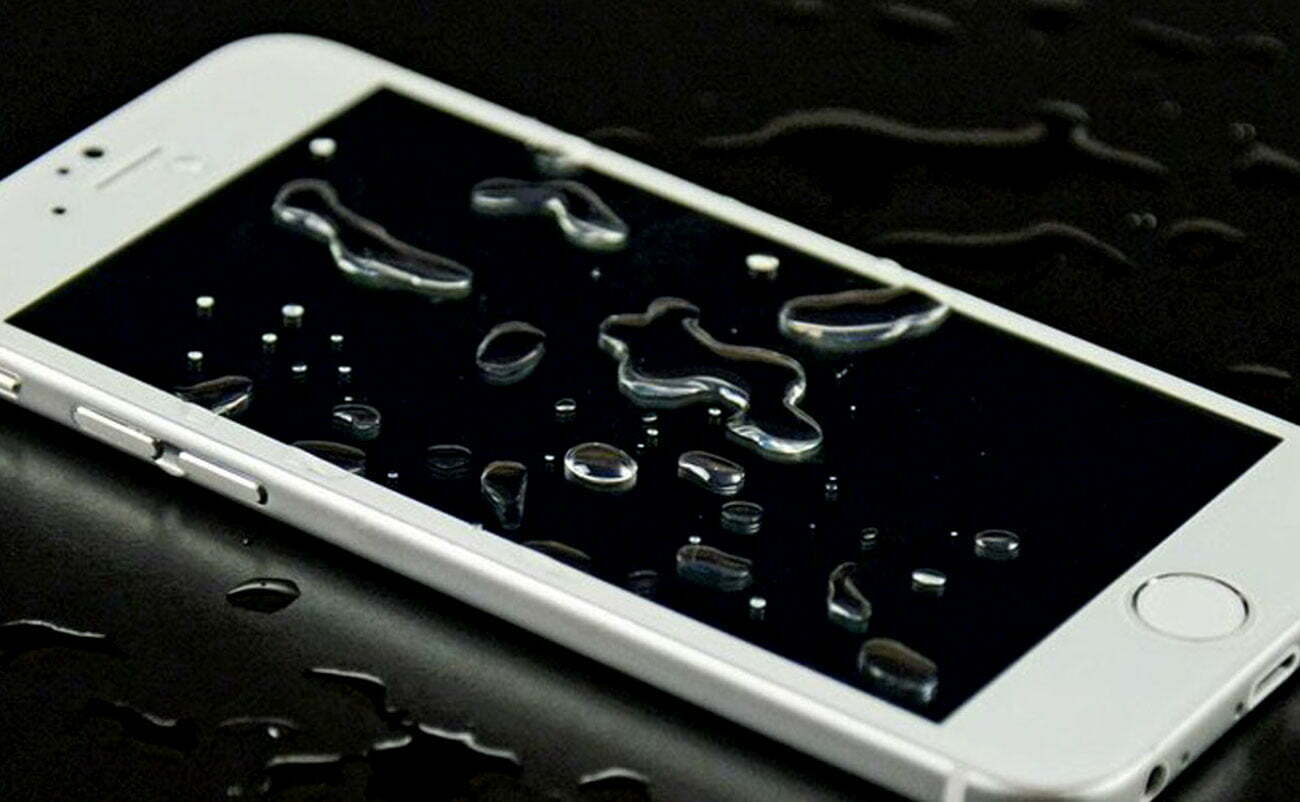 iPhone caiu na água